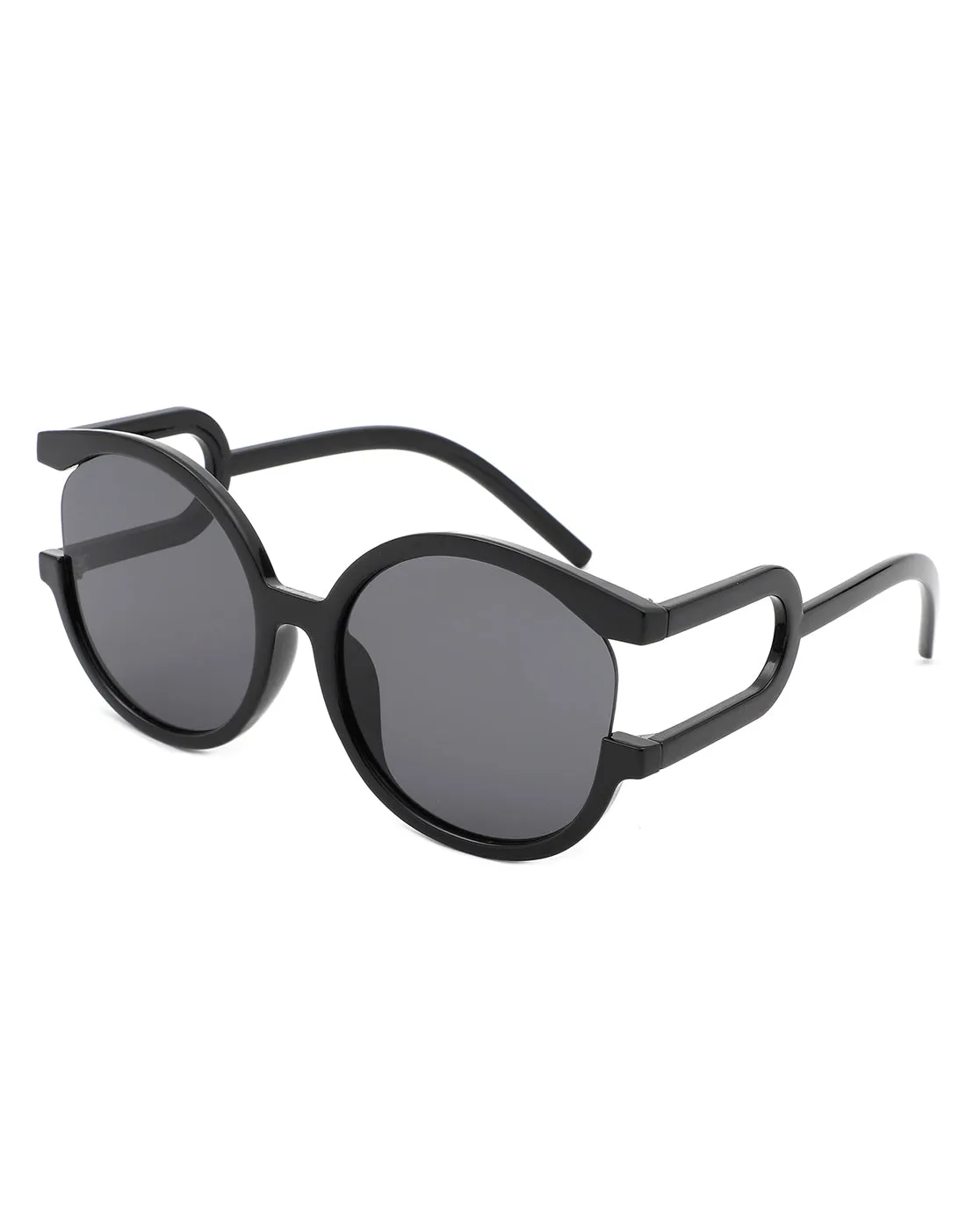 Iloria - Oversized Fashion Irregular Round Sunglasses sold by Charming Charlie product image thumbnail 3