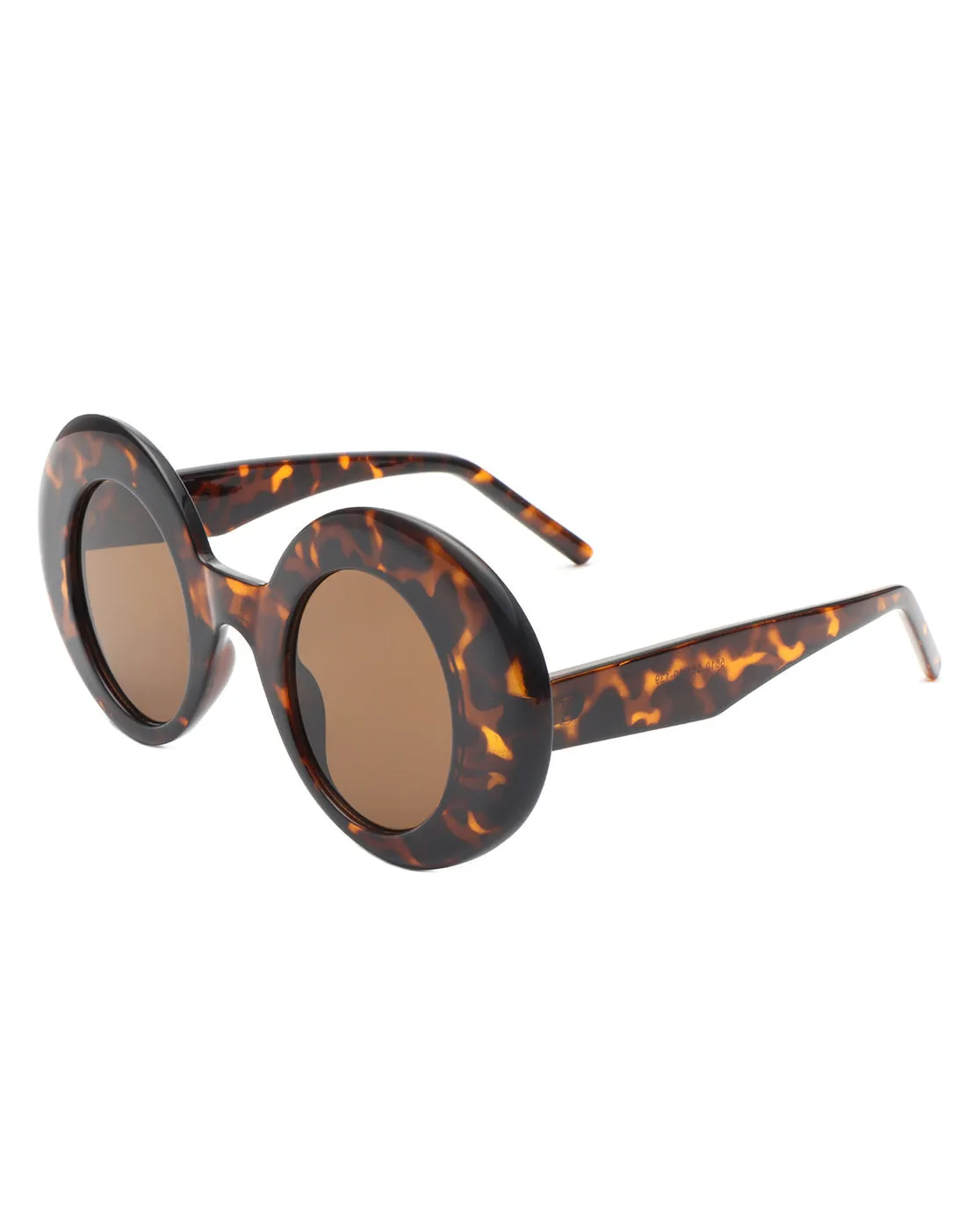 Yoke - Retro Chic Fashion Oversized Round Women's Sunglasses sold by Charming Charlie product image thumbnail 5
