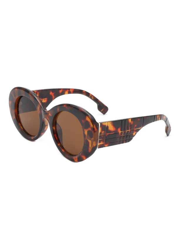 Optic - Round Oval Oversized Women's Fashion Sunglasses sold by Charming Charlie