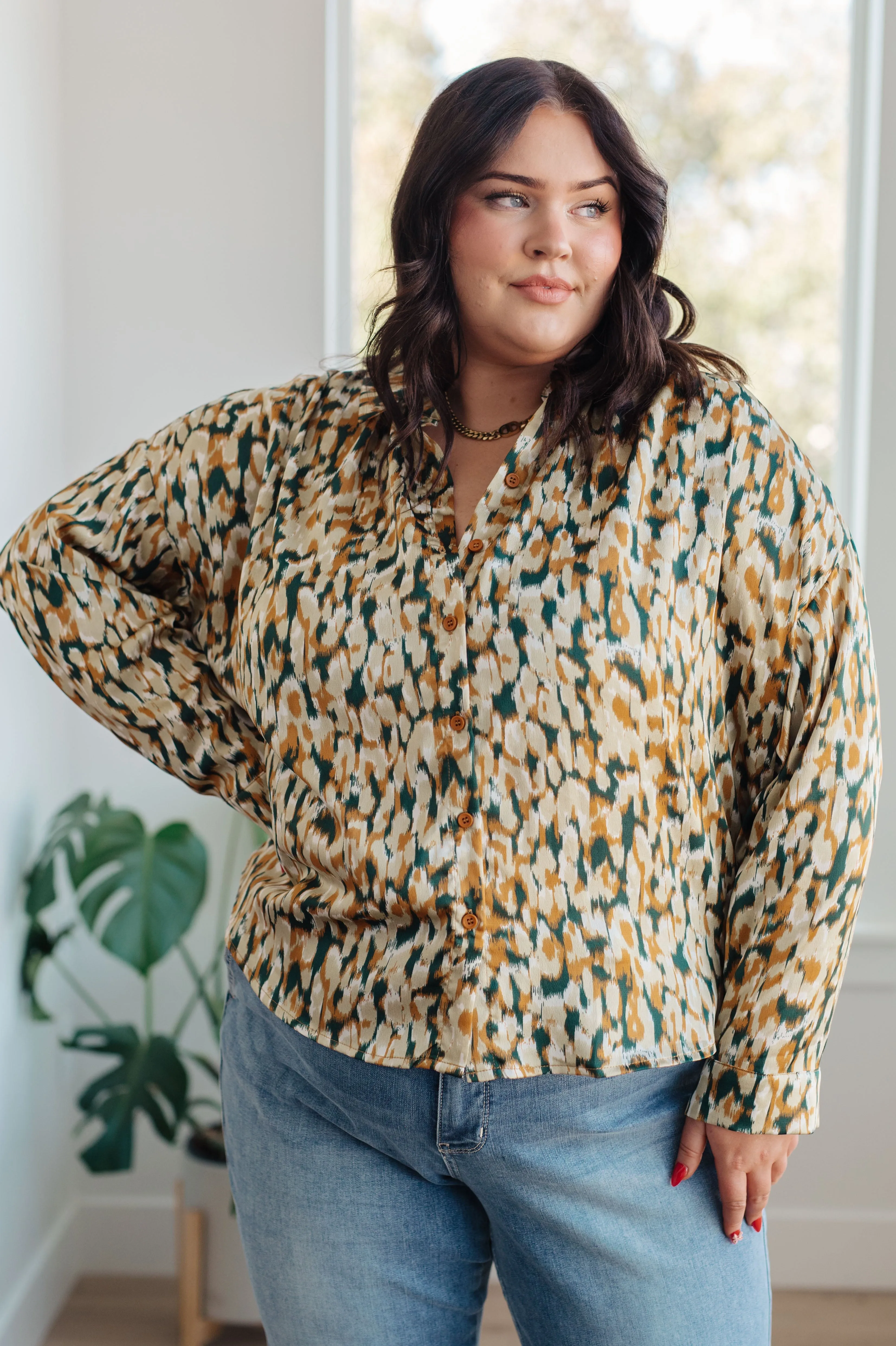 In the Willows Button Up Blouse sold by Charming Charlie product image thumbnail 2