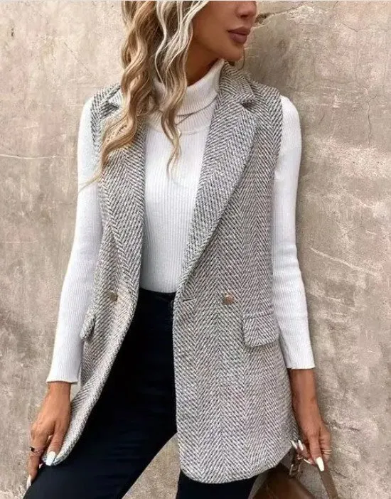 Elegant Tailored Vest Blazer sold by Charming Charlie product image thumbnail 4