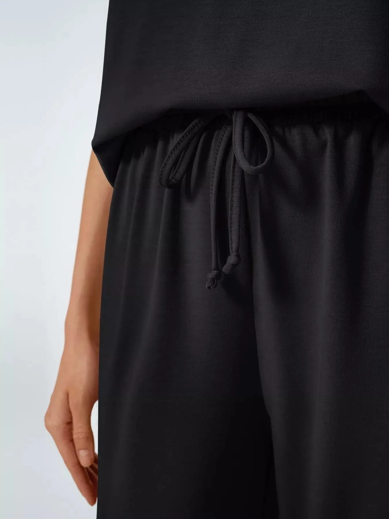 Full Size Round Neck Short Sleeve Top and Pants Set Plus Size sold by Charming Charlie product image thumbnail 5