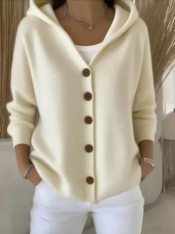 Full Size Button Up Long Sleeve Cardigan Plus Size sold by Charming Charlie