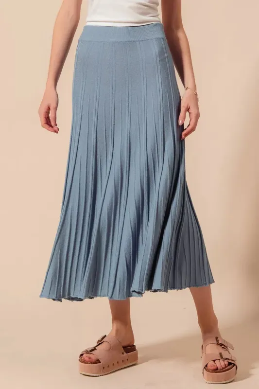 SO ME  A Line Knitted Sweater Midi Length Skirt sold by Charming Charlie
