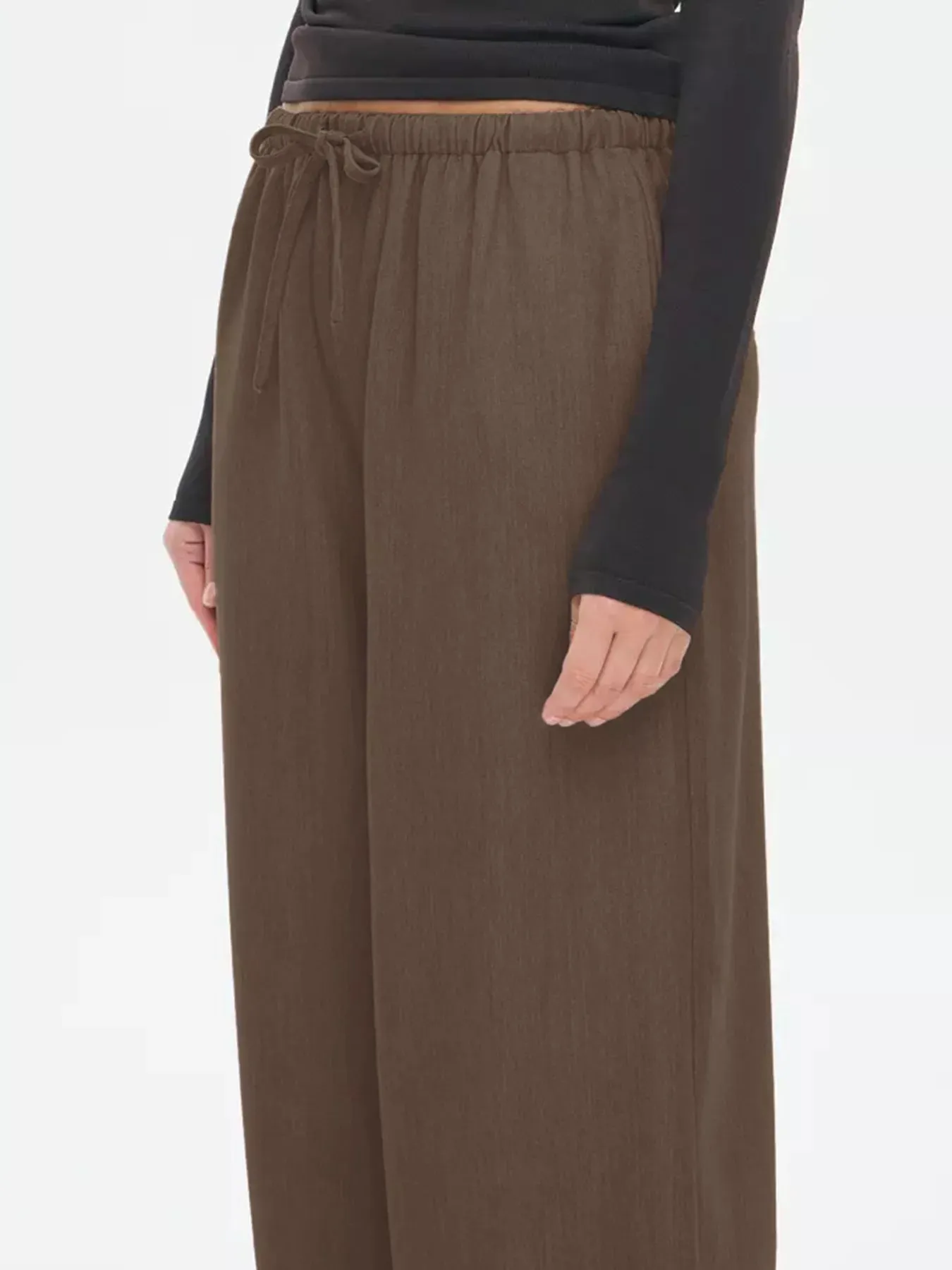 Wide Leg Drawstring Pants sold by Charming Charlie product image thumbnail 4