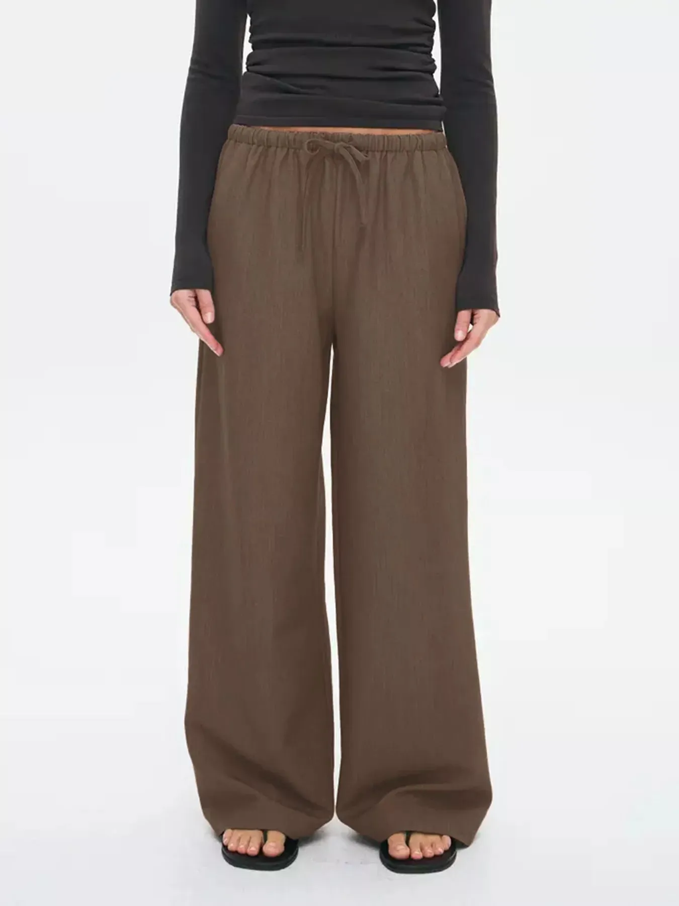 Wide Leg Drawstring Pants sold by Charming Charlie product image thumbnail 2