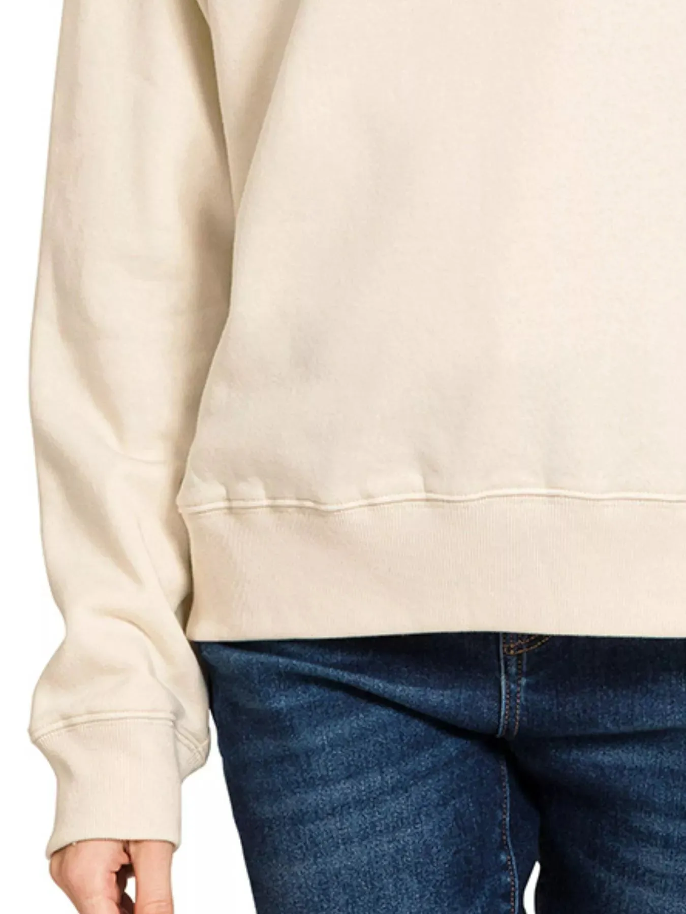 Zenana Fleece Half Zip Sweatshirt sold by Charming Charlie product image thumbnail 3