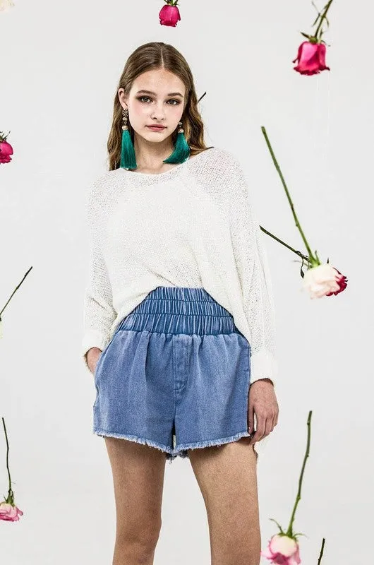 Oversized High Low Loose Lightweight Sweater sold by Charming Charlie