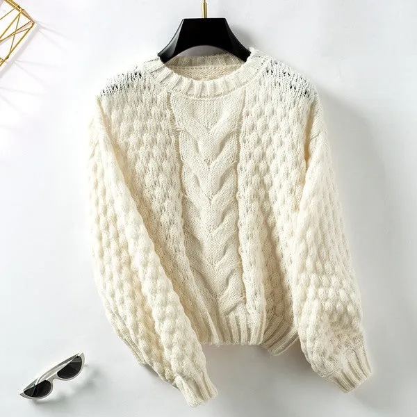 Chunky knit sweater sold by Charming Charlie product image thumbnail 4