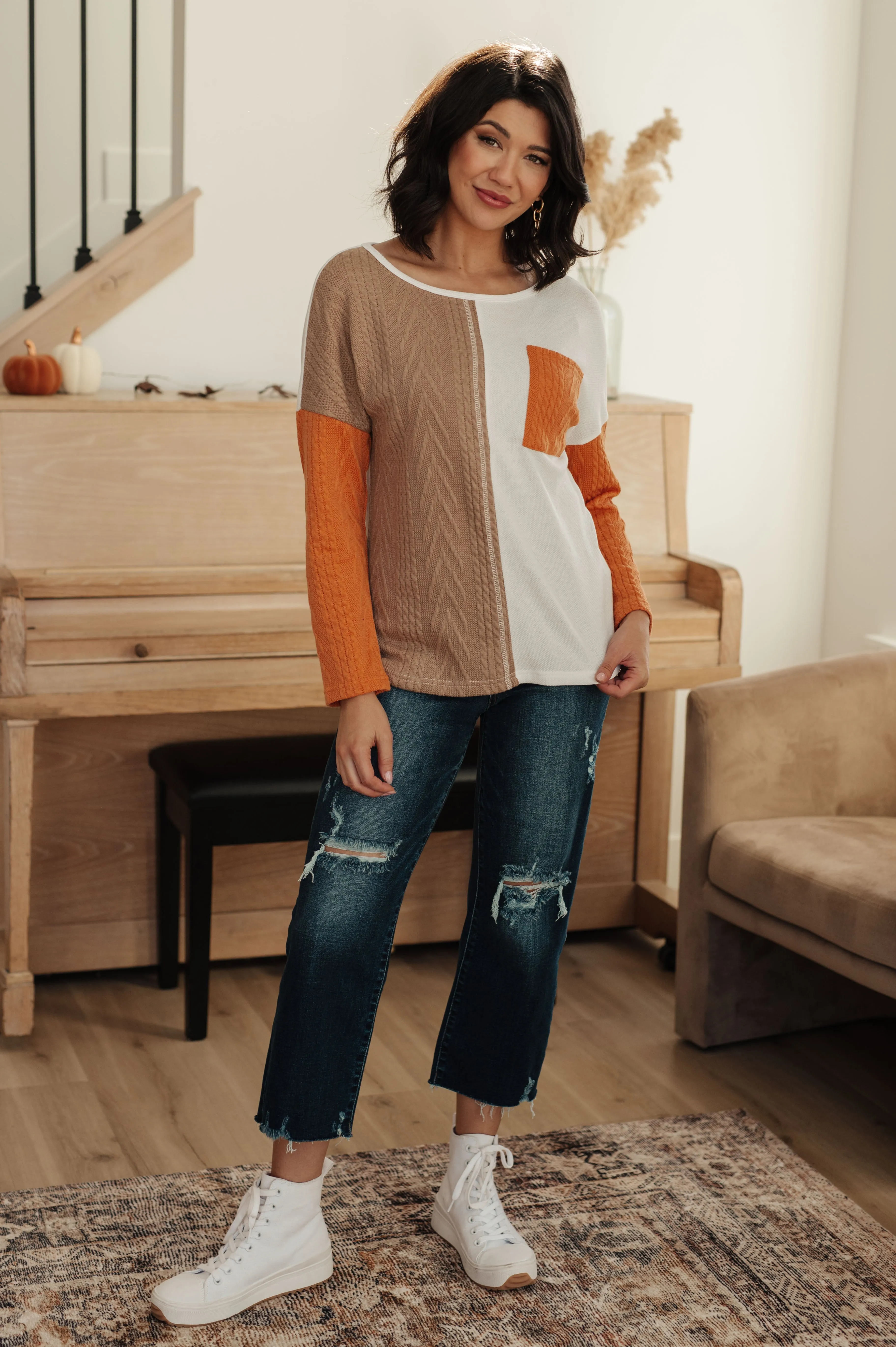 This, That, And The Other Colorblock Top sold by Charming Charlie product image thumbnail 3