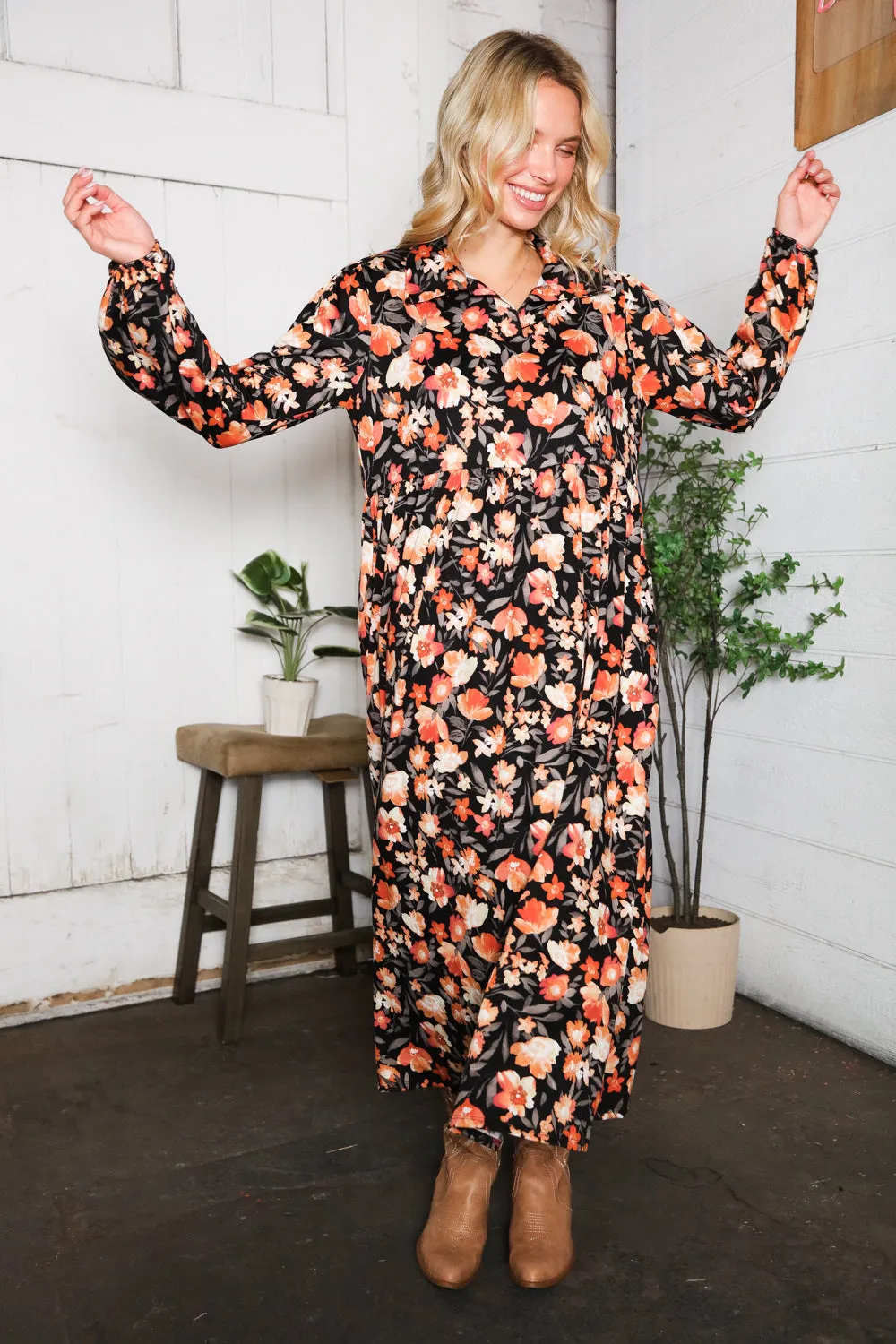 A Homestead Beauty Floral Dress sold by Charming Charlie product image thumbnail 4
