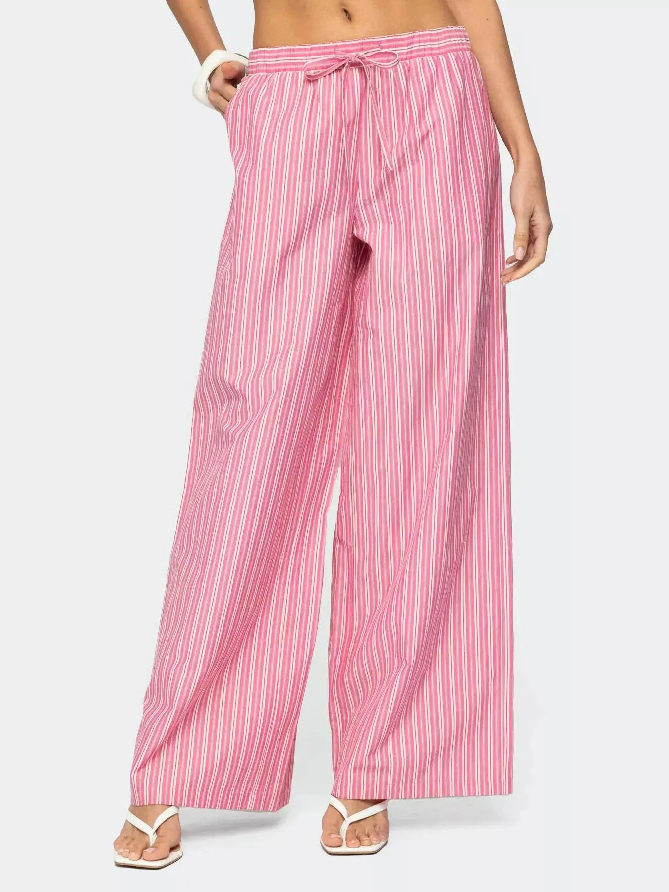 Striped Wide Leg Pants sold by Charming Charlie product image thumbnail 3