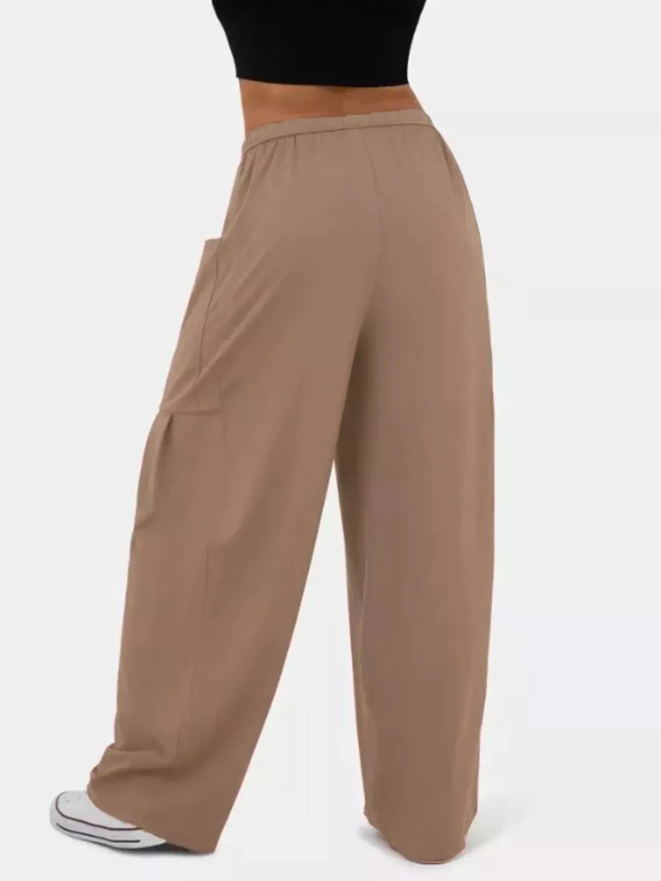 Drawstring Wide Leg Pants sold by Charming Charlie product image thumbnail 3