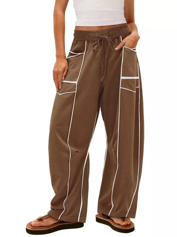 Drawstring Wide Leg Pants sold by Charming Charlie