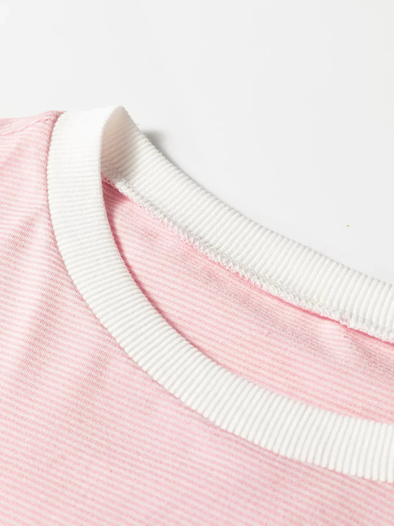 Stripe Contrast Edge Patchwork Long Sleeve Top sold by Charming Charlie product image thumbnail 5