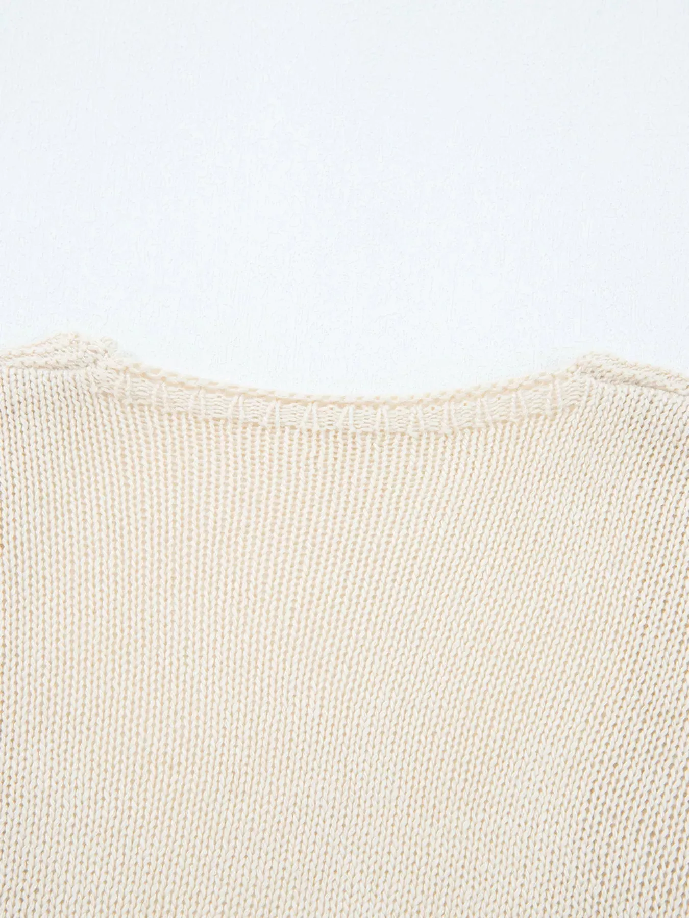 Hollowed Knit Open Front Cardigan sold by Charming Charlie product image thumbnail 5