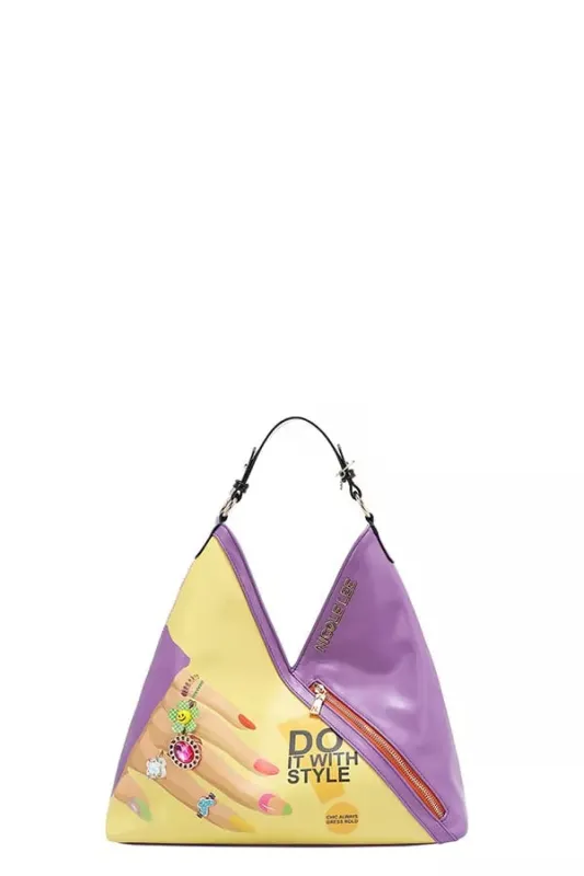 Nicole Lee USA Nail Polish Hobo Bag sold by Charming Charlie