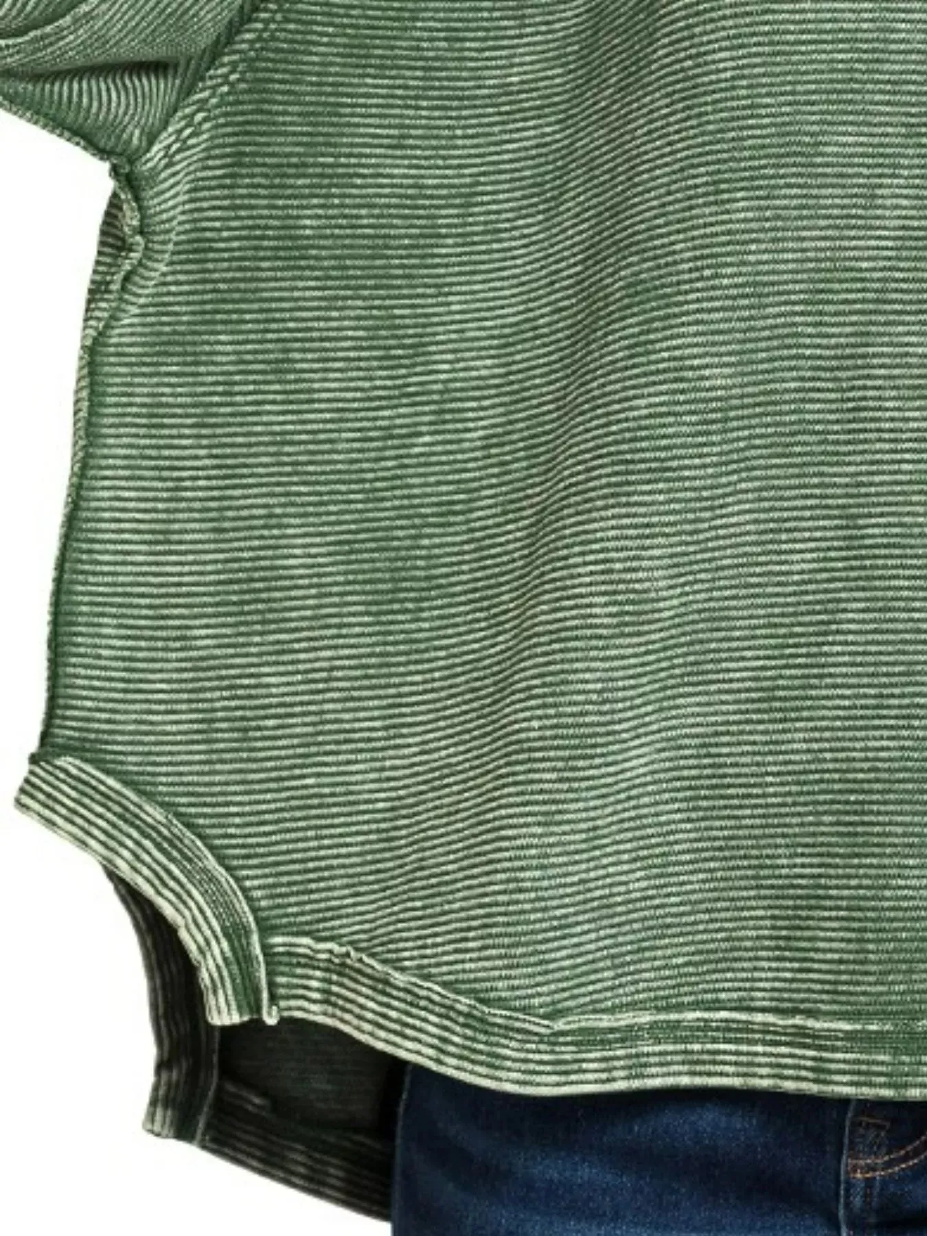 Zenana Acid Washed Exposed-Seam Sweatshirt sold by Charming Charlie product image thumbnail 3