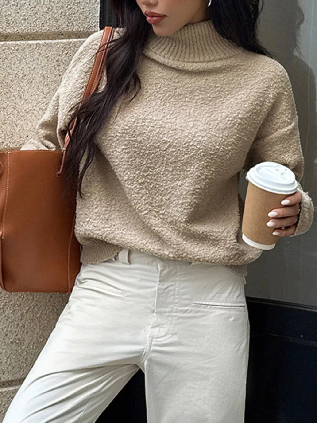 Turtleneck Long Sleeve Sweater sold by Charming Charlie product image thumbnail 2