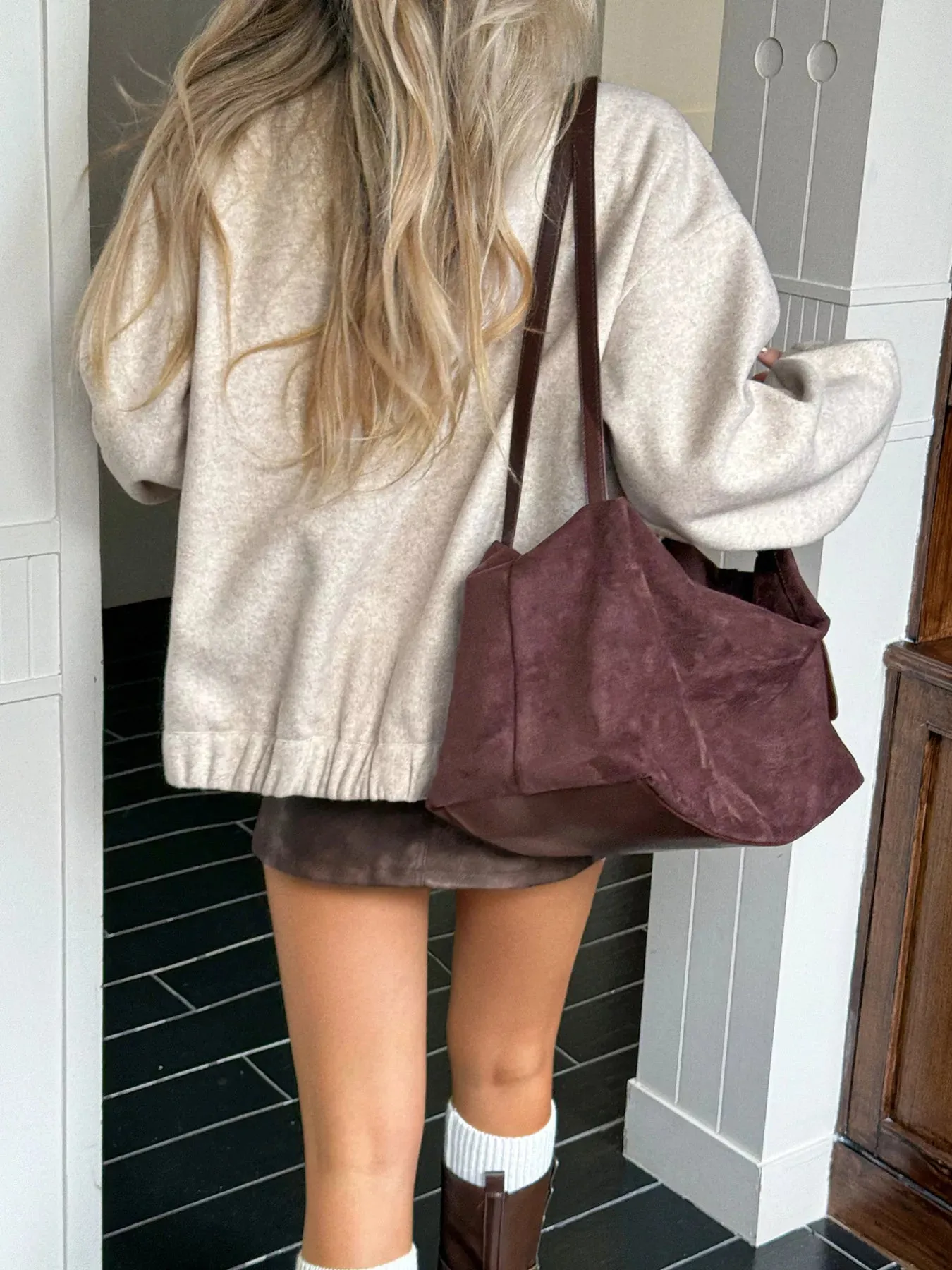 Snap Down Dropped Shoulder Jacket sold by Charming Charlie product image thumbnail 4