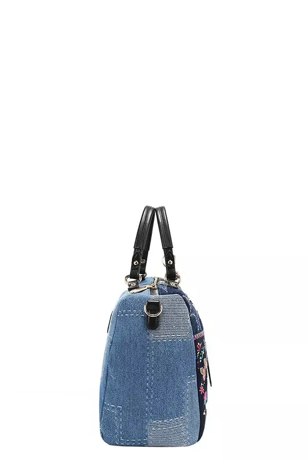 Nicole Lee USA Bosque De Amor Denim Boston Bag sold by Charming Charlie product image thumbnail 4