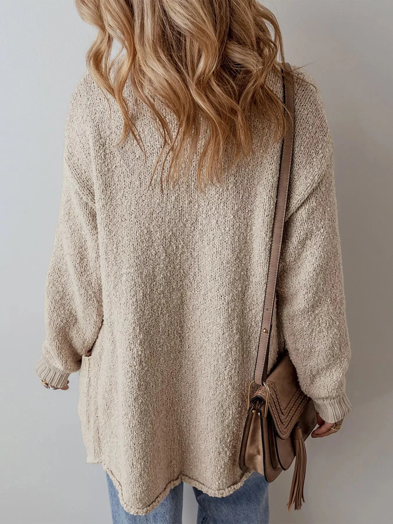 Button-Up Cardigan with Pockets sold by Charming Charlie product image thumbnail 2