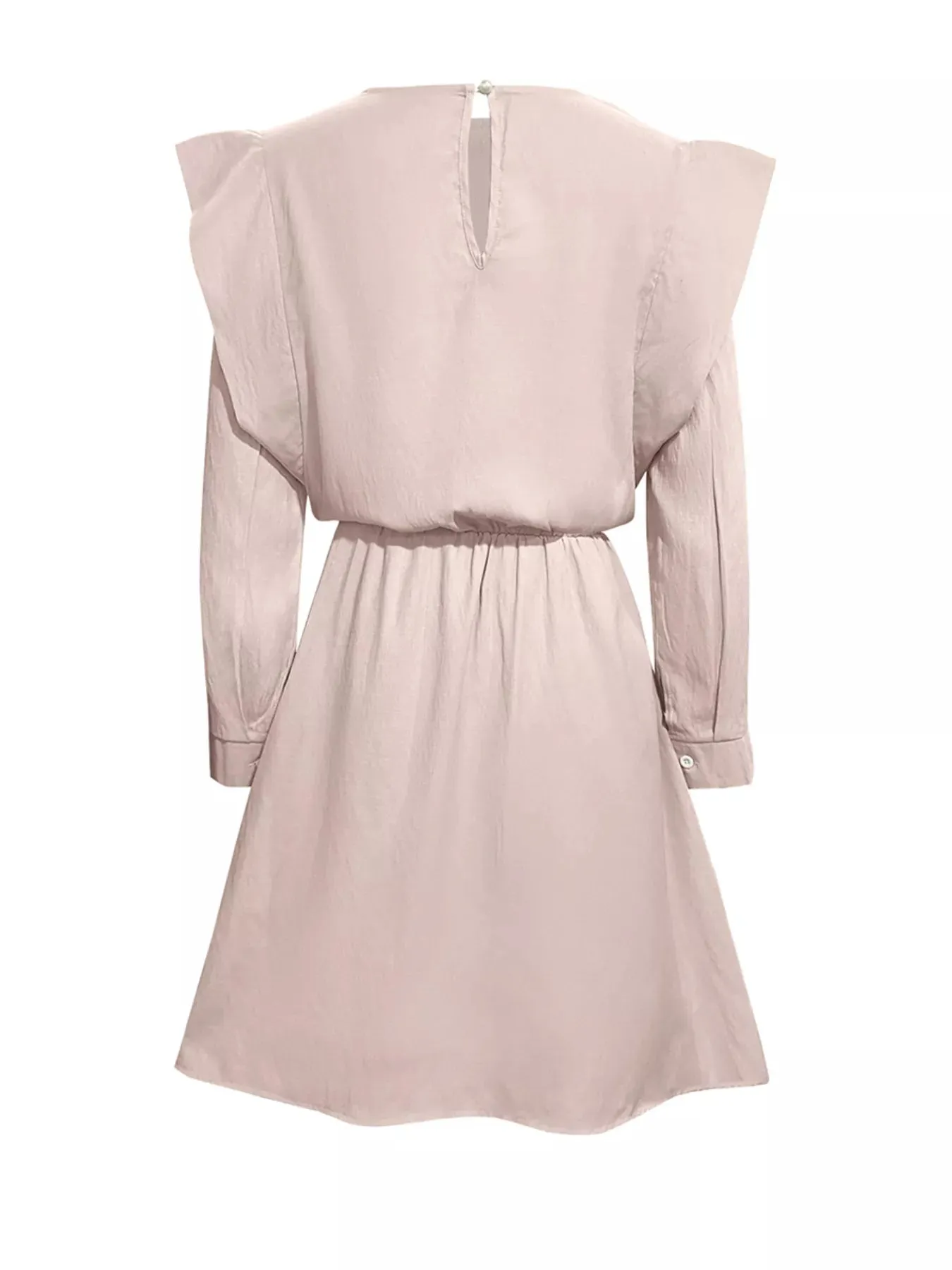 Ruffled Long Sleeve Mini Dress sold by Charming Charlie product image thumbnail 4