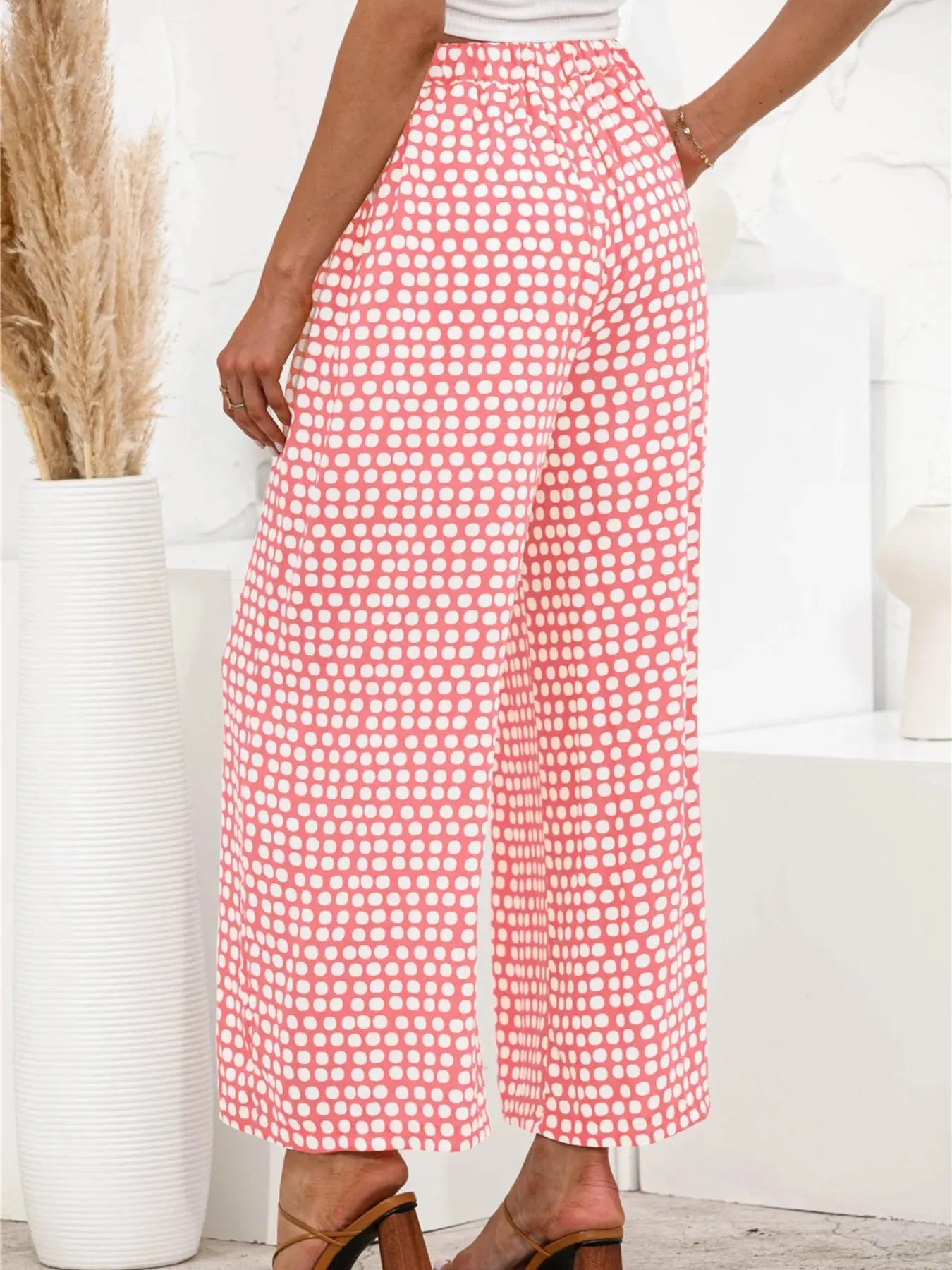 Polka Dot Wide Leg Pants sold by Charming Charlie product image thumbnail 2
