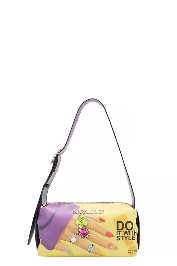 Nicole Lee USA Nail Polish Shoulder Bag sold by Charming Charlie