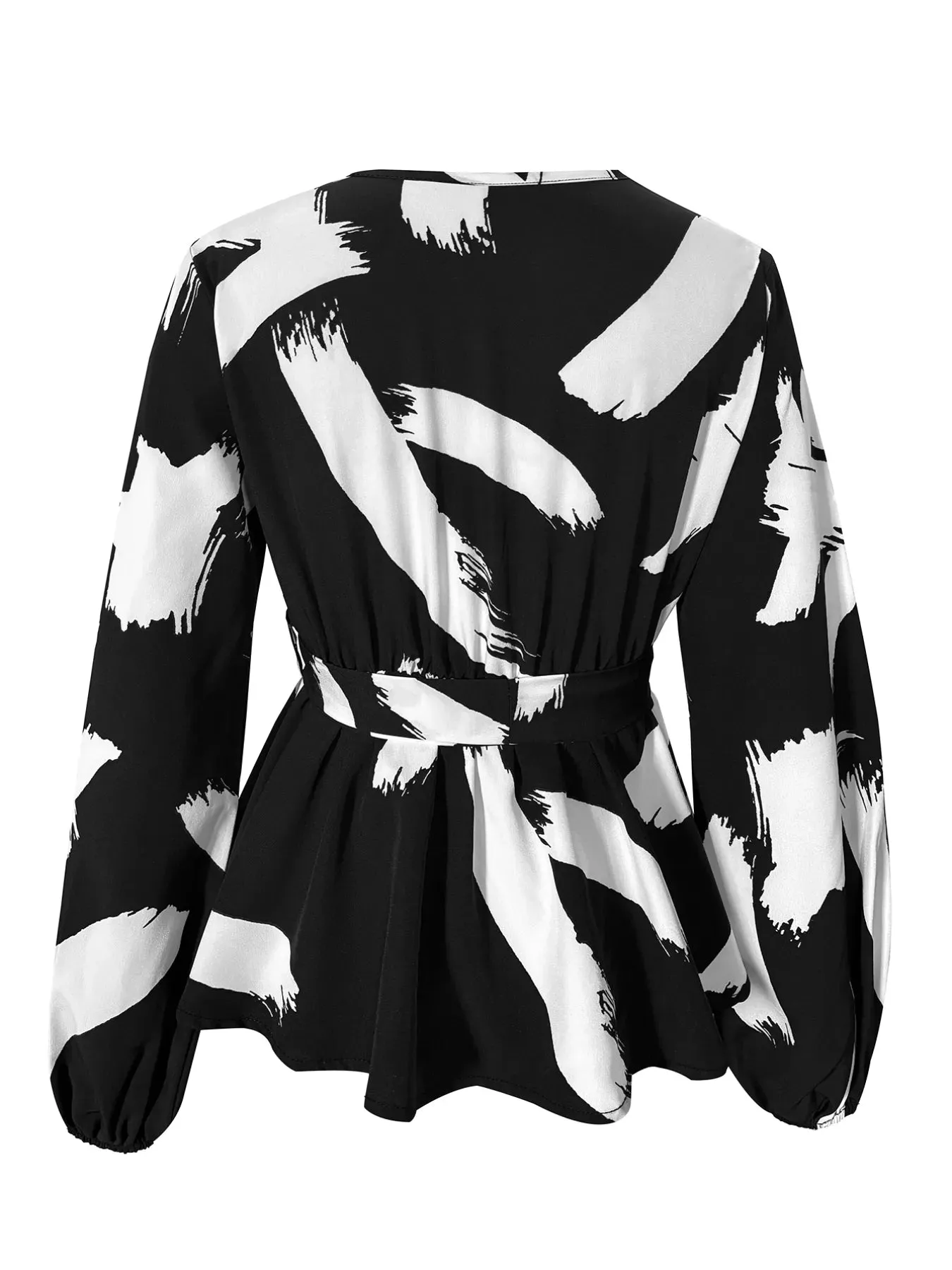 Tie Waist Long Sleeve Blouse sold by Charming Charlie product image thumbnail 3