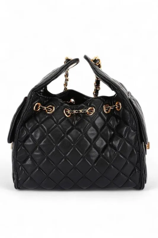 Dimond Quilted Fashion Shoulder Bag sold by Charming Charlie product image thumbnail 4