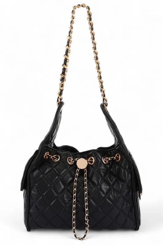 Dimond Quilted Fashion Shoulder Bag sold by Charming Charlie