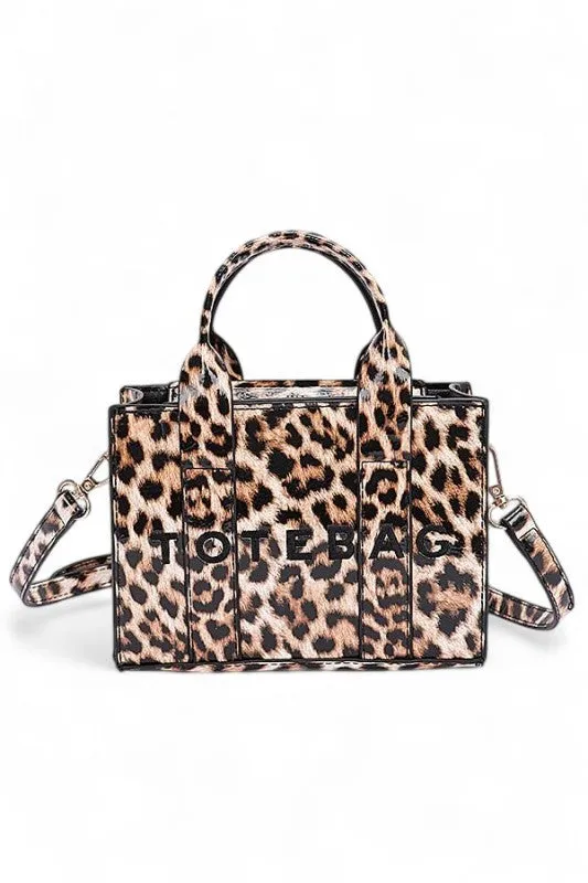 Leopard Printed Small Tote Bag sold by Charming Charlie