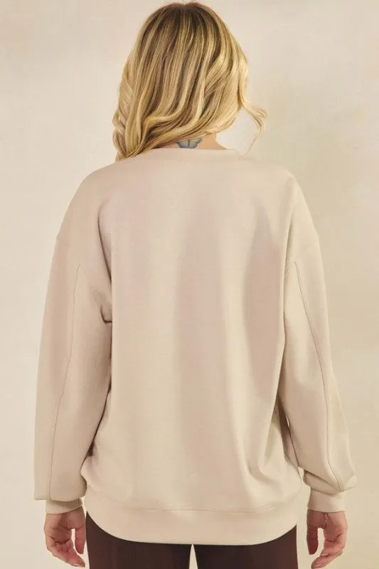 Set Your Minds Ultra Comfy Graphic Sweatshirt sold by Charming Charlie product image thumbnail 2