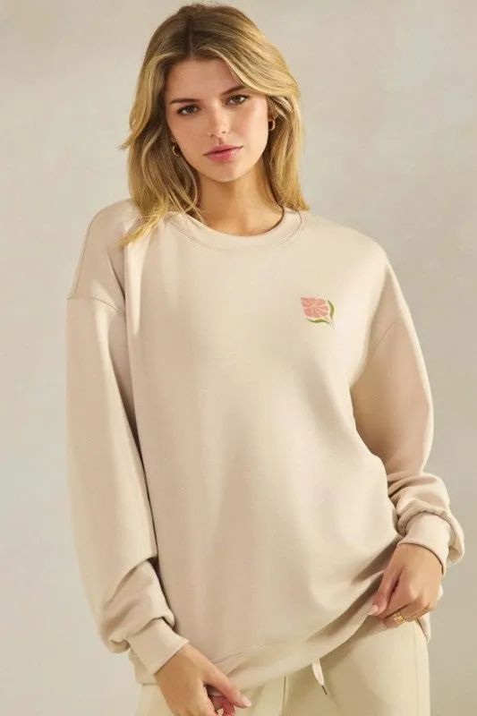 Do Not Worry Ultra Comfy Graphic Sweatshirt sold by Charming Charlie product image thumbnail 4