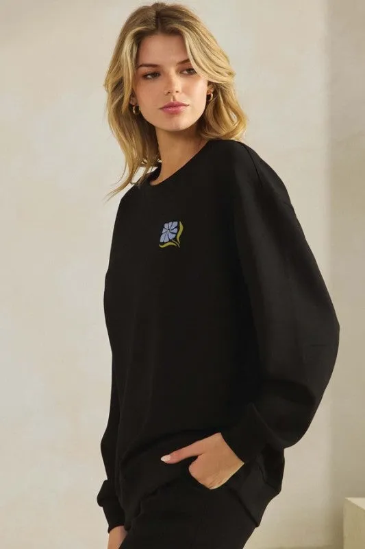 Do Not Worry Ultra Comfy Graphic Sweatshirt sold by Charming Charlie product image thumbnail 3
