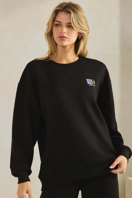 Do Not Worry Ultra Comfy Graphic Sweatshirt sold by Charming Charlie product image thumbnail 4