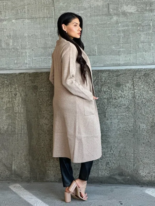 Collard Neck Drop Shoulder Pocket Cardigan sold by Charming Charlie product image thumbnail 2