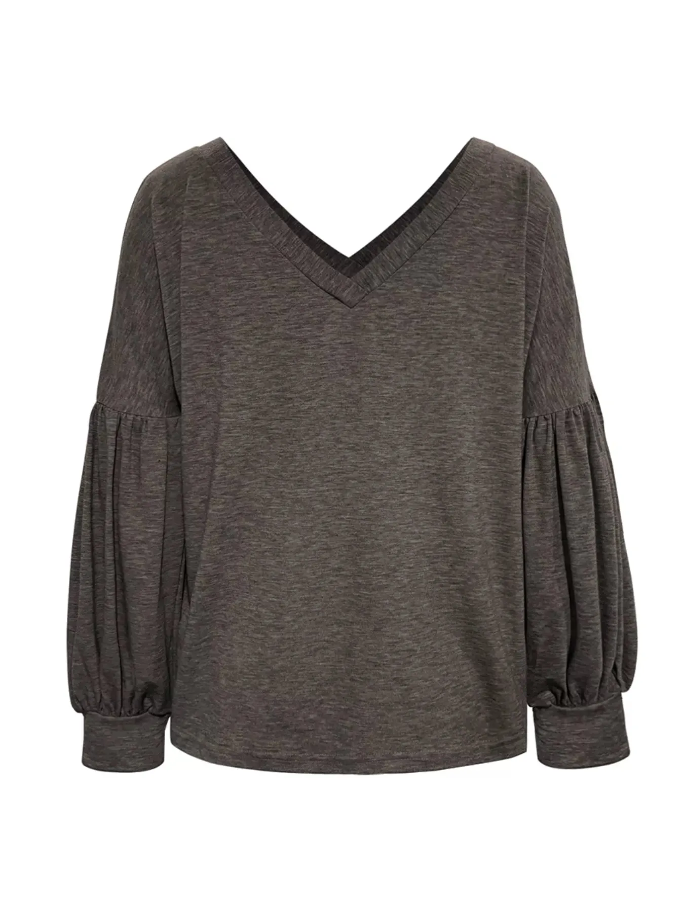 Oversized V-Neck Long Sleeve Blouse sold by Charming Charlie product image thumbnail 5
