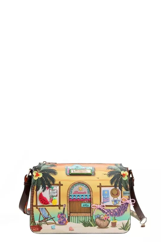 Nicole Lee USA Sun and Sand Crossbody Bag sold by Charming Charlie