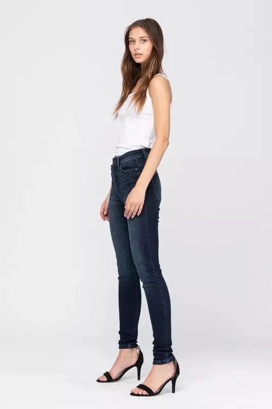 Judy Blue High Waist Washed Skinny Jeans sold by Charming Charlie product image thumbnail 5