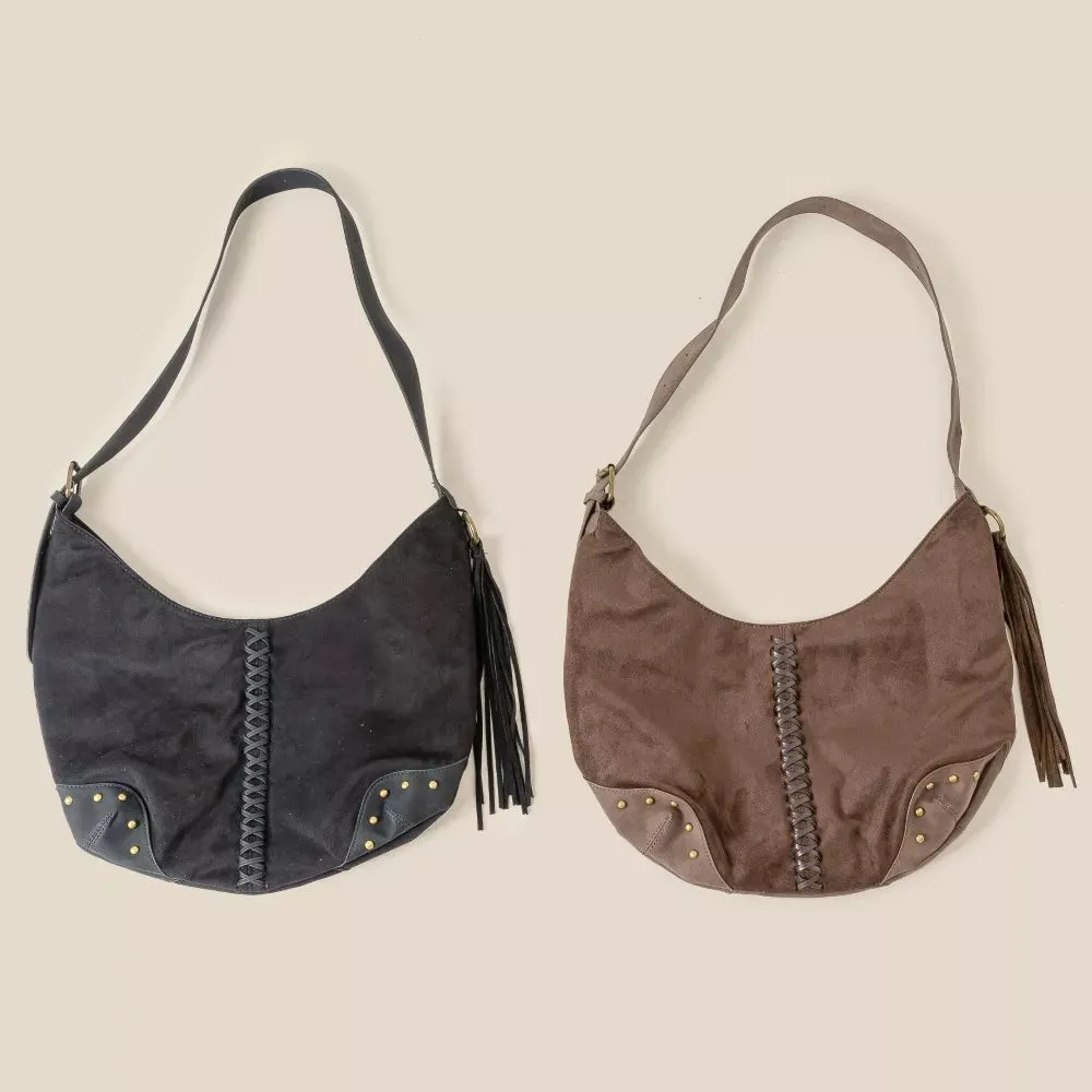 Fame Braided Detail Hobo Shoulder Bag sold by Charming Charlie product image thumbnail 3