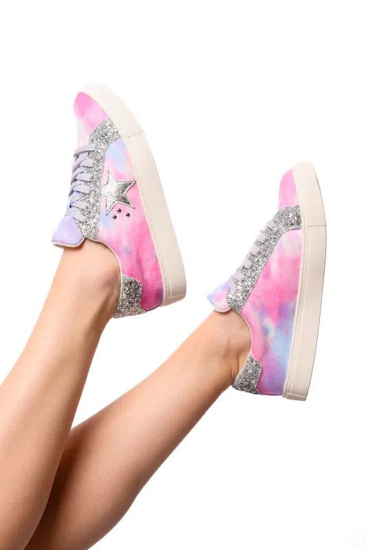 Supernova Sneakers in Pastel Tie Dye sold by Charming Charlie