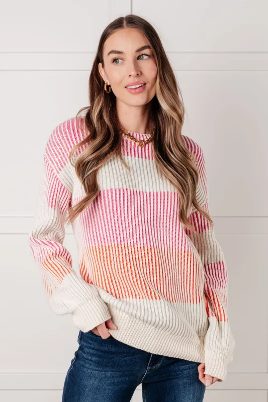 Matchmaker Striped Ribbed Top sold by Charming Charlie