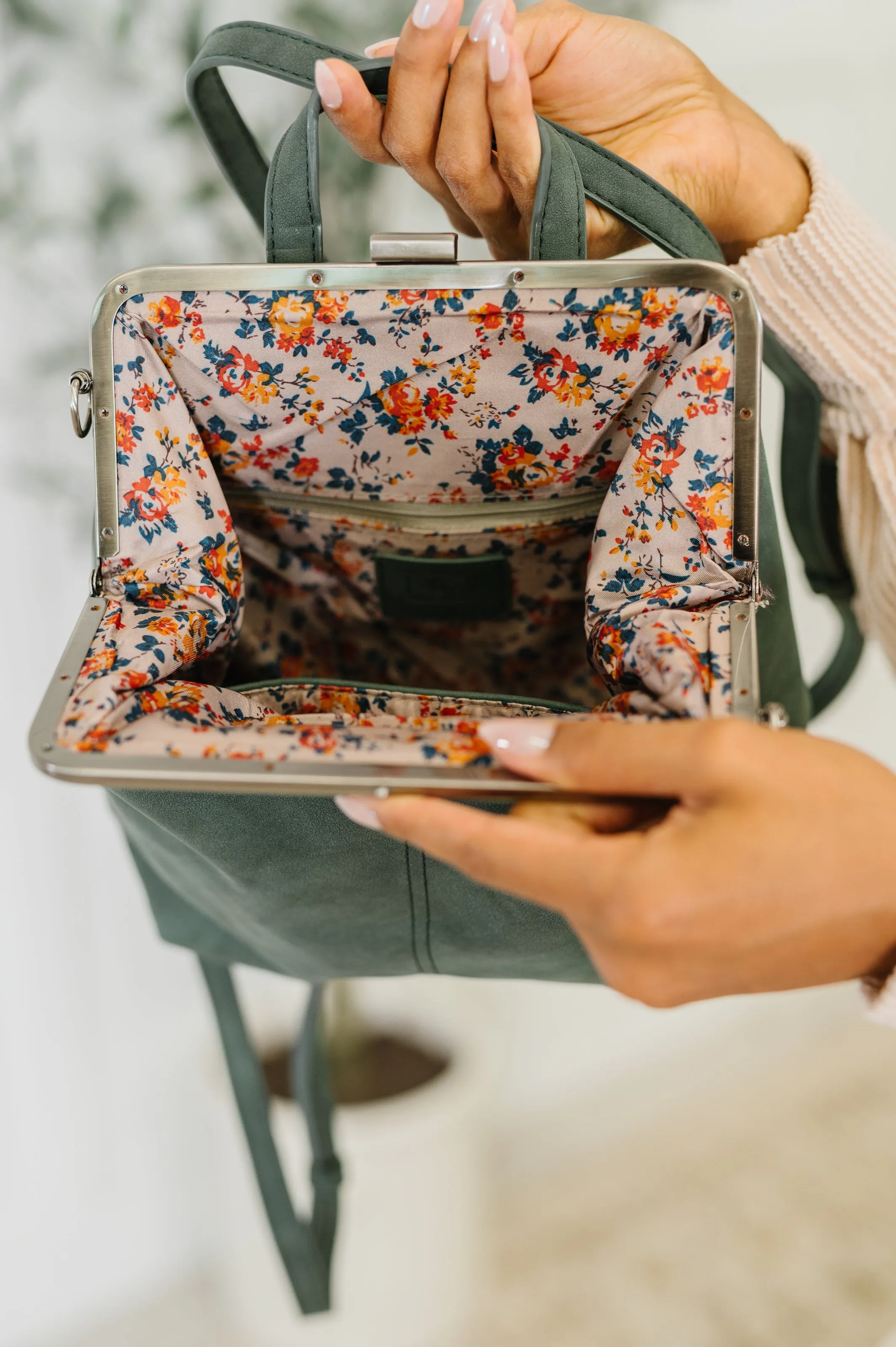 Bridget Backpack in Peacock sold by Charming Charlie product image thumbnail 4