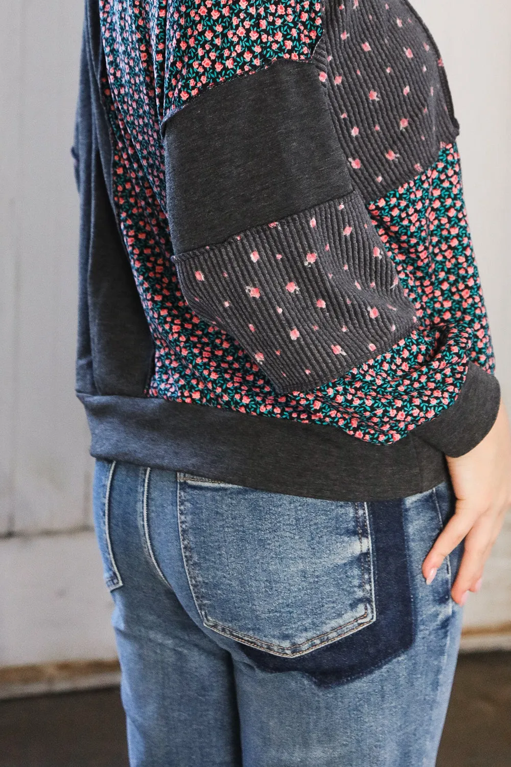 JUDY BLUE Boyfriend Fit Rip Denim Jeans sold by Charming Charlie product image thumbnail 5