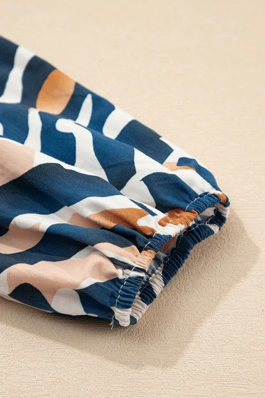 Zebra Tied Front Puff Sleeve Top sold by Charming Charlie product image thumbnail 5