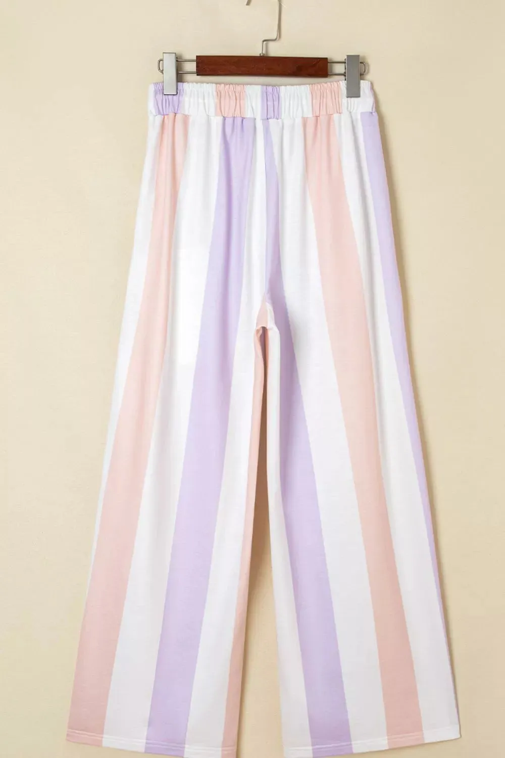 Stripe Multicolored Print Drawstring Loose Pants with Side Pockets sold by Charming Charlie product image thumbnail 4