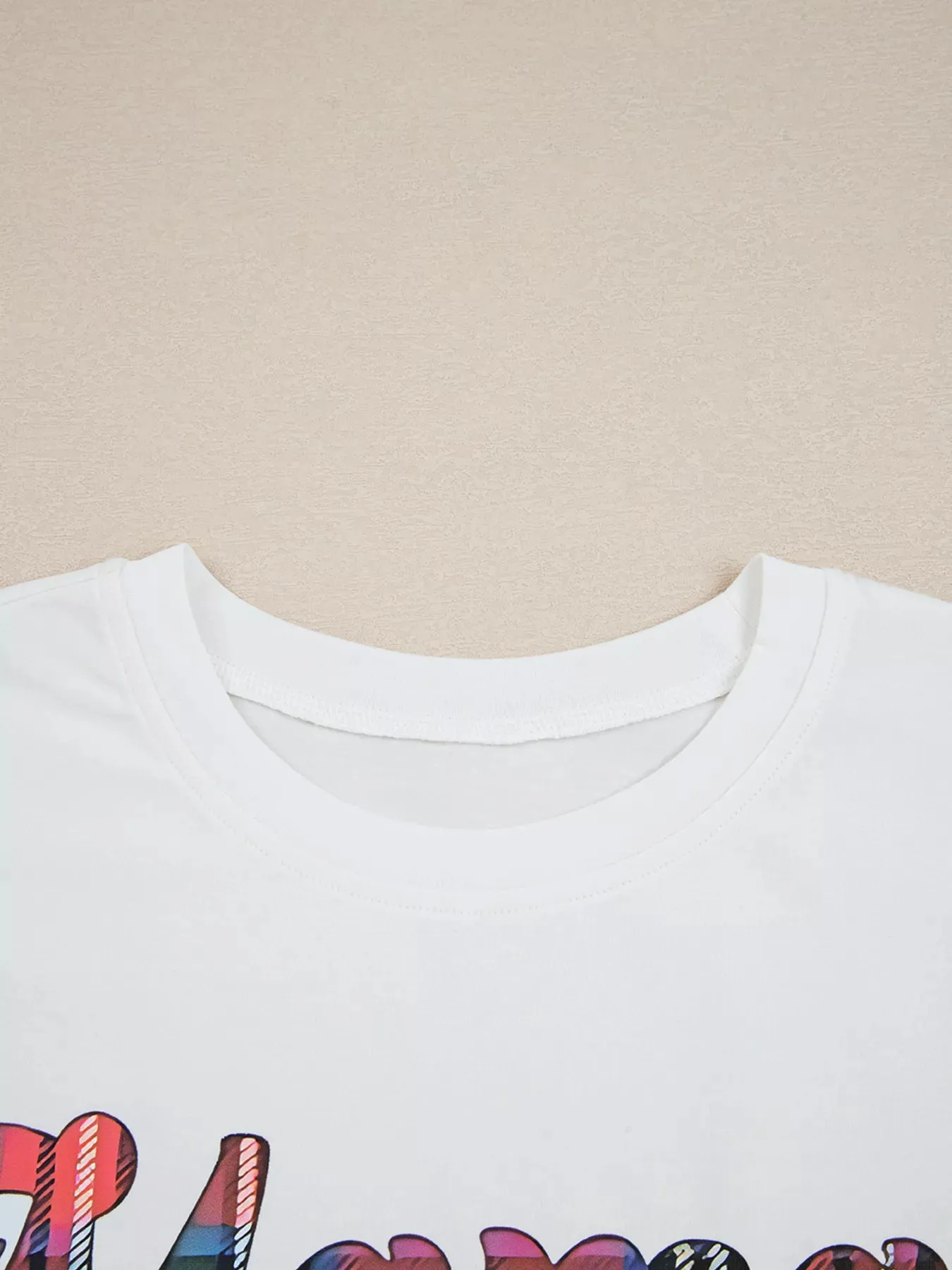 Mama Claus Plaid Letter Tee and Nutcracker Shorts 2pcs Lounge Set sold by Charming Charlie product image thumbnail 5