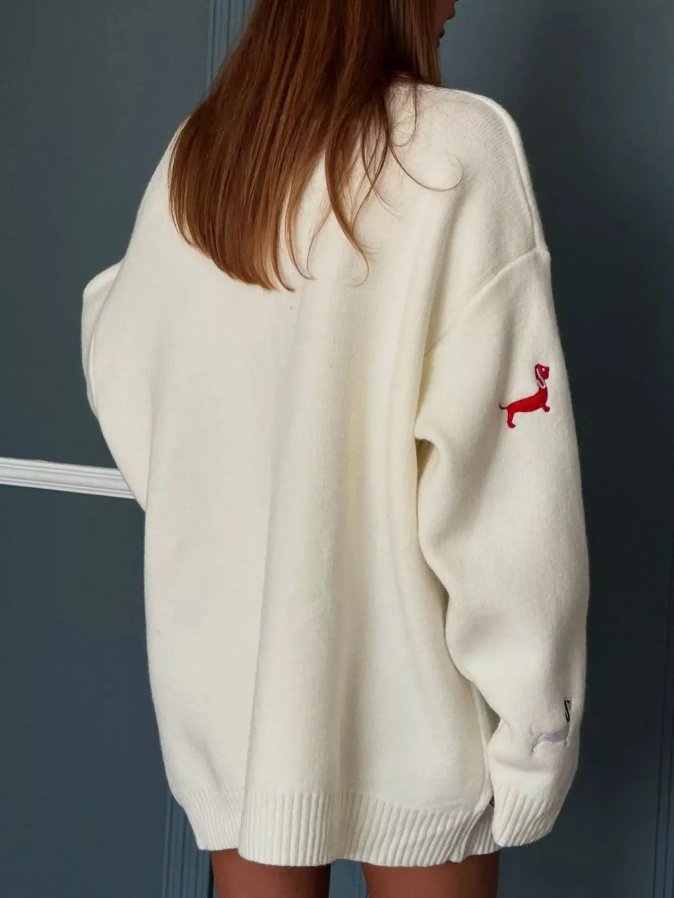 Embroidered Button Up Cardigan sold by Charming Charlie product image thumbnail 3